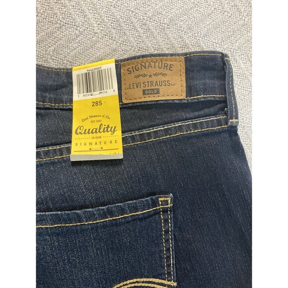 Levi Strauss Women Jeans 28S Mid Rise Straight Simple Stretch premium signature - Picture 6 of 11